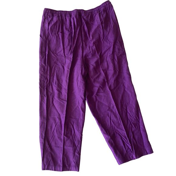 Marla Kim Silk Capri Pants - Picture 3 of 3